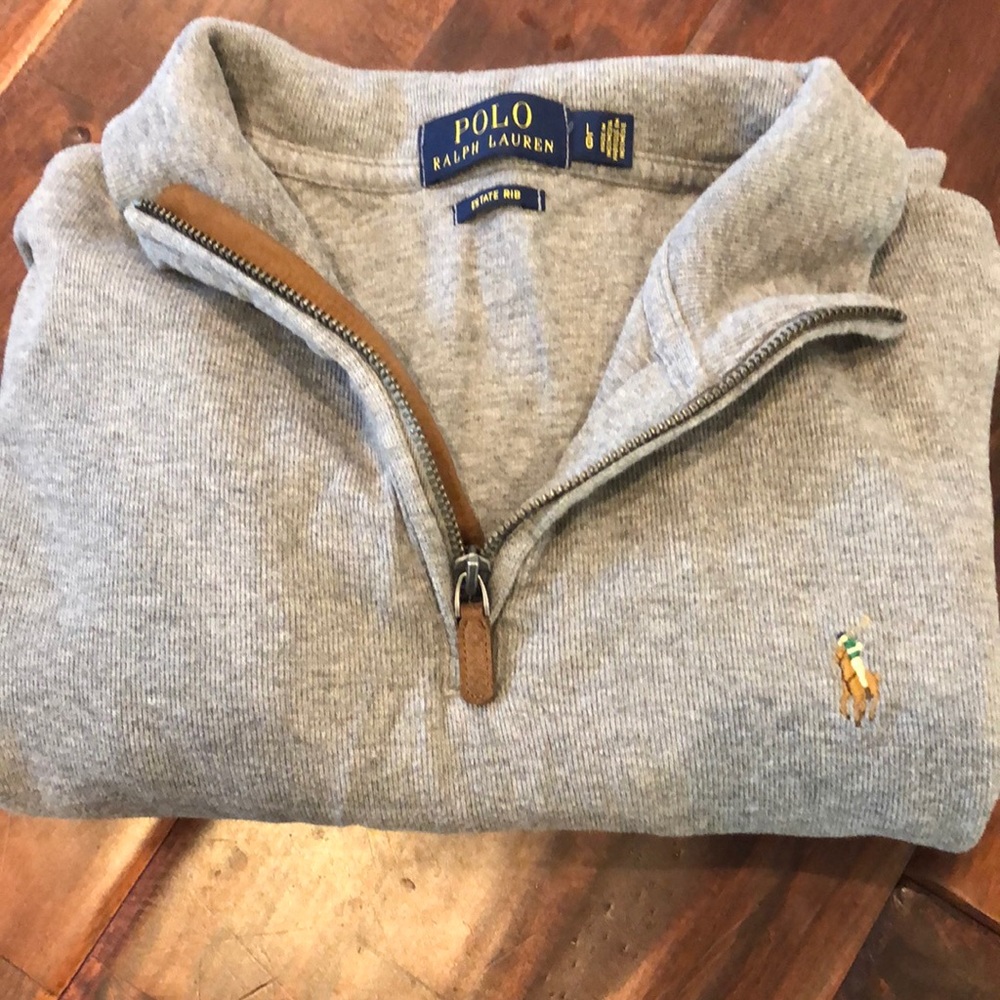 Polo quarter zip sweater